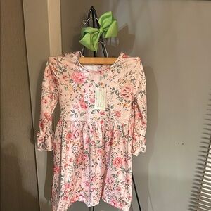 Pete & Lucy Floral Pink Girls Dress